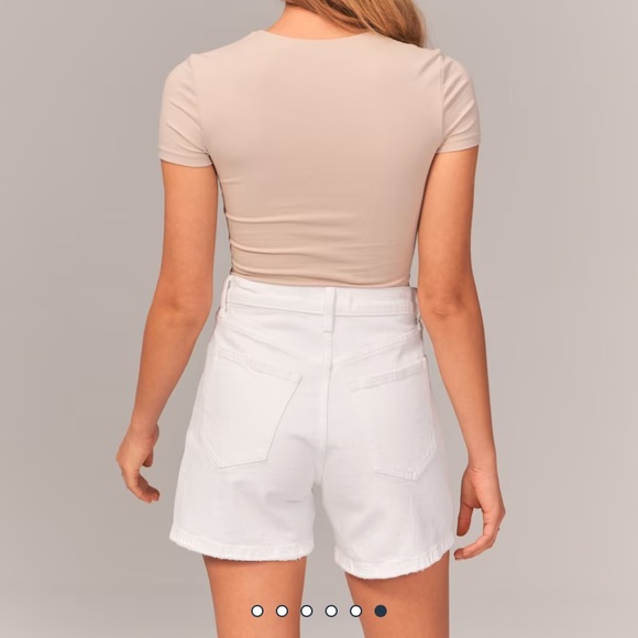 A&F High Rise Dad Shorts - Picture 4 of 6